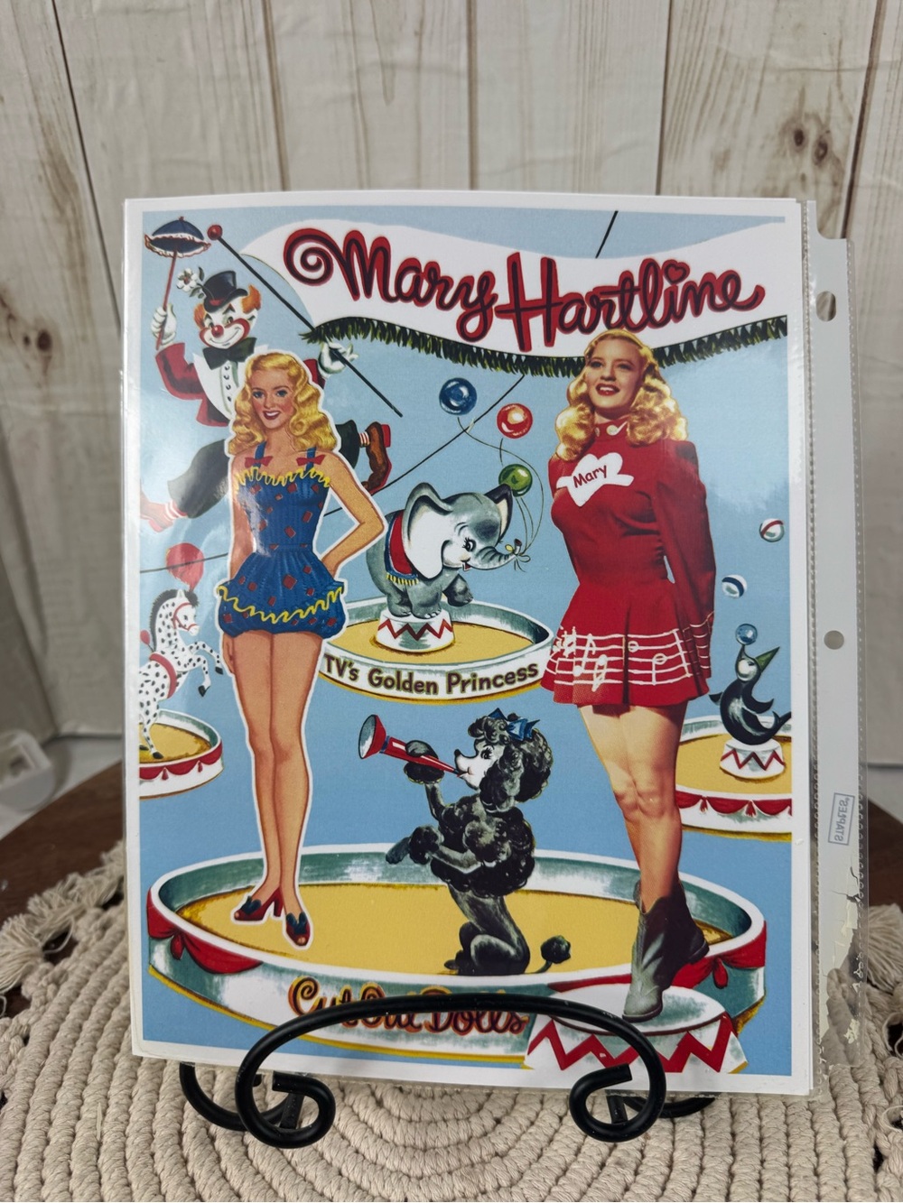 Mary Hartline Retro TV’s Golden Princess Cut out Dolls